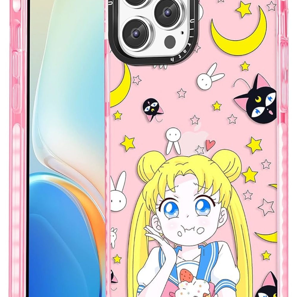 ISO iPhone 13 MINI Case with Protective Bumpers sailor moon